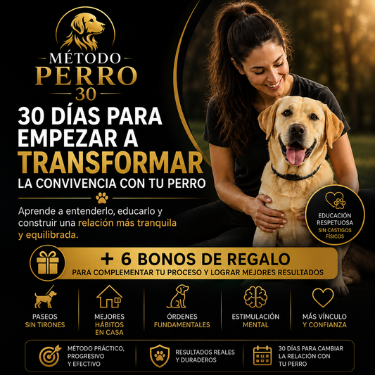 Libro Digital - Metodo Perro 30 + 🎁 6 Bonus de regalo